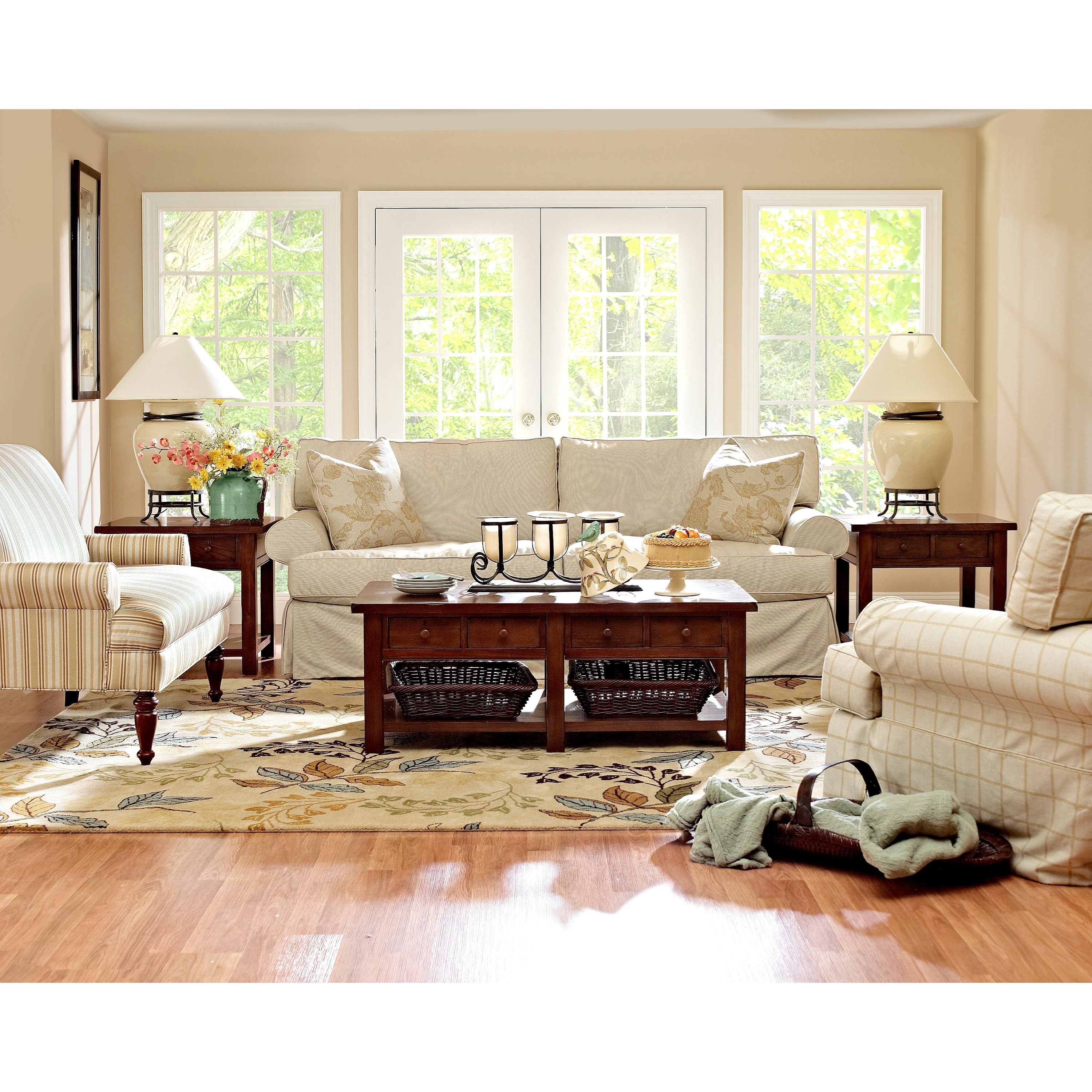 Klaussner Lahoya Stationary Living Room Group Johnny Janosik